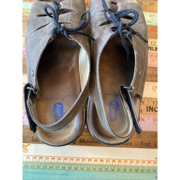 Wolky Kite Ghillie Lace Up Comfort Sandals Size 41 US 10 Leather Adjustable - Picture 7 of 13